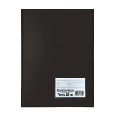 PASTA CATALOGO C/10 ENVELOPES 1/2 PRETA 170X235 DAC